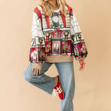 Multi Store At Christmas Time Window Display Sweatshirt | Queen Of Sparkles