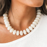 Bailey Beaded Necklace | Cream