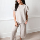 Wrenley Textured Pants | Oatmeal