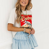 Western Vintage Cowboy Cropped Tee