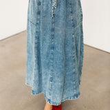 Mallory Midi Skirt | Denim