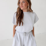 Takeover Shorts Romper | Heather