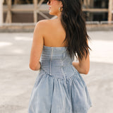 Darling Mini Dress | Denim