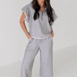 Ember Stitched Pants | Grey