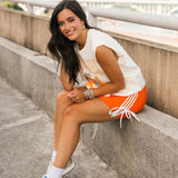 Murphy Track Skirt | Orange