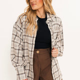 Ashley Plaid Shirt | Ivory Combo Krista