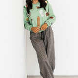 Seafoam Scattered Italy Icons Sweatshirt | Queen Of Sparkles