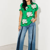 Green Magnolia Tee | Queen Of Sparkles