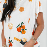 White Mimosa Icon Tee | Queen Of Sparkles