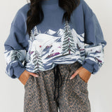 Alpine Ski Oversized Crew Sweatshirt