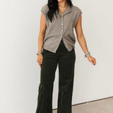 Piper Cardi Vest | Mocha