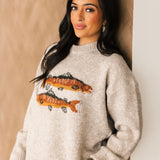Gone Fishin' Sweater | Oatmeal