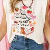 Love Actually Is All Around Muscle Tank