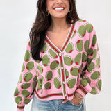 Pink Olive Cardigan