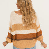 Loralei Sweater | Neutral Stripes