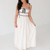 Heart In The Sand Maxi Dress | Cream