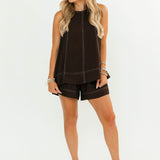 Better Days Top | Brown