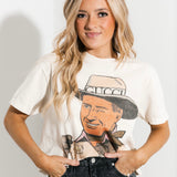 Designer Cowboy Cropped Tee