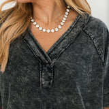 Mineral Wash Pullover Tee