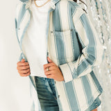 Crossroads Striped Shirt | Indigo Combo