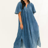 What I Want Denim Maxi Dress