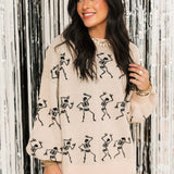Spooky Dancing Skeletons Sweater