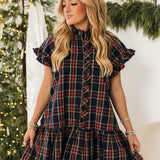 Wonderful Christmas Mini Dress | Navy