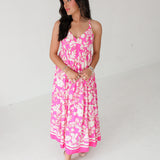 Island Time Floral Maxi Dress | Orchid