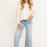 DOORBUSTER Oversized Sweater | Cream