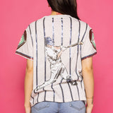 Grey & Royal Strike Out Tee | Queen Of Sparkles