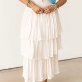 Love Somebody Midi Skirt | Cream