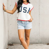 USA Sweater | Cream