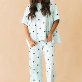 Perfect Pair Polka Dot Set | Blue Brown