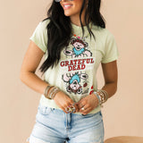 Grateful Dead Playing Card Burnout Vintage Tee