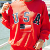 American Summer Sweatshirt | Tomato