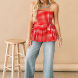 Summer Nights Top | Red Check
