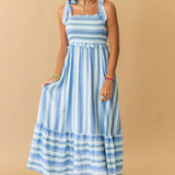 Last Wave Midi Dress