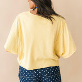 Summer Tide Top | Yellow