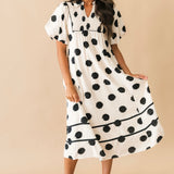 Spot On Polka Dot Midi Dress
