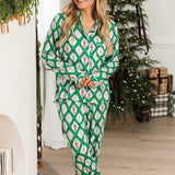 Charlotte Satin Pants Set | Christmas Calvary