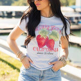 Nova Tee Graphic | Strawberry Combo