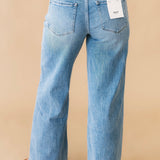 Olivia High Rise Drawstring Jean | Essence