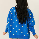 Mother Polka Dot Reversible Mock Neck