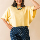 Summer Tide Top | Yellow