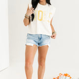 Vols Quilted Puff Ink Muscle Tee
