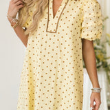 Belle Mini Dress | Lemon Yellow
