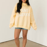 Jesus Saves Mock Neck Sweatshirt | Butter