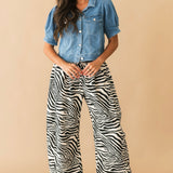 Sweet Statement Pants | Zebra