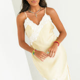 Golden Hour Midi Dress | Yellow