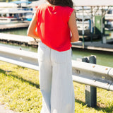 Long Weekend Stripe Denim Pant